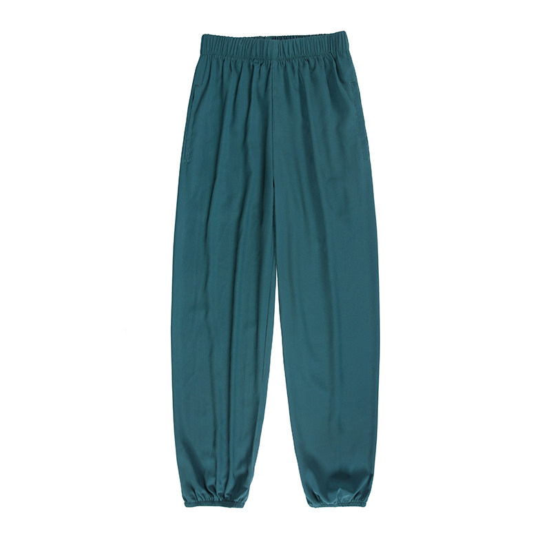 灯笼裤女大码薄款2021mm宽松垂感冰丝雪纺休闲休闲裤