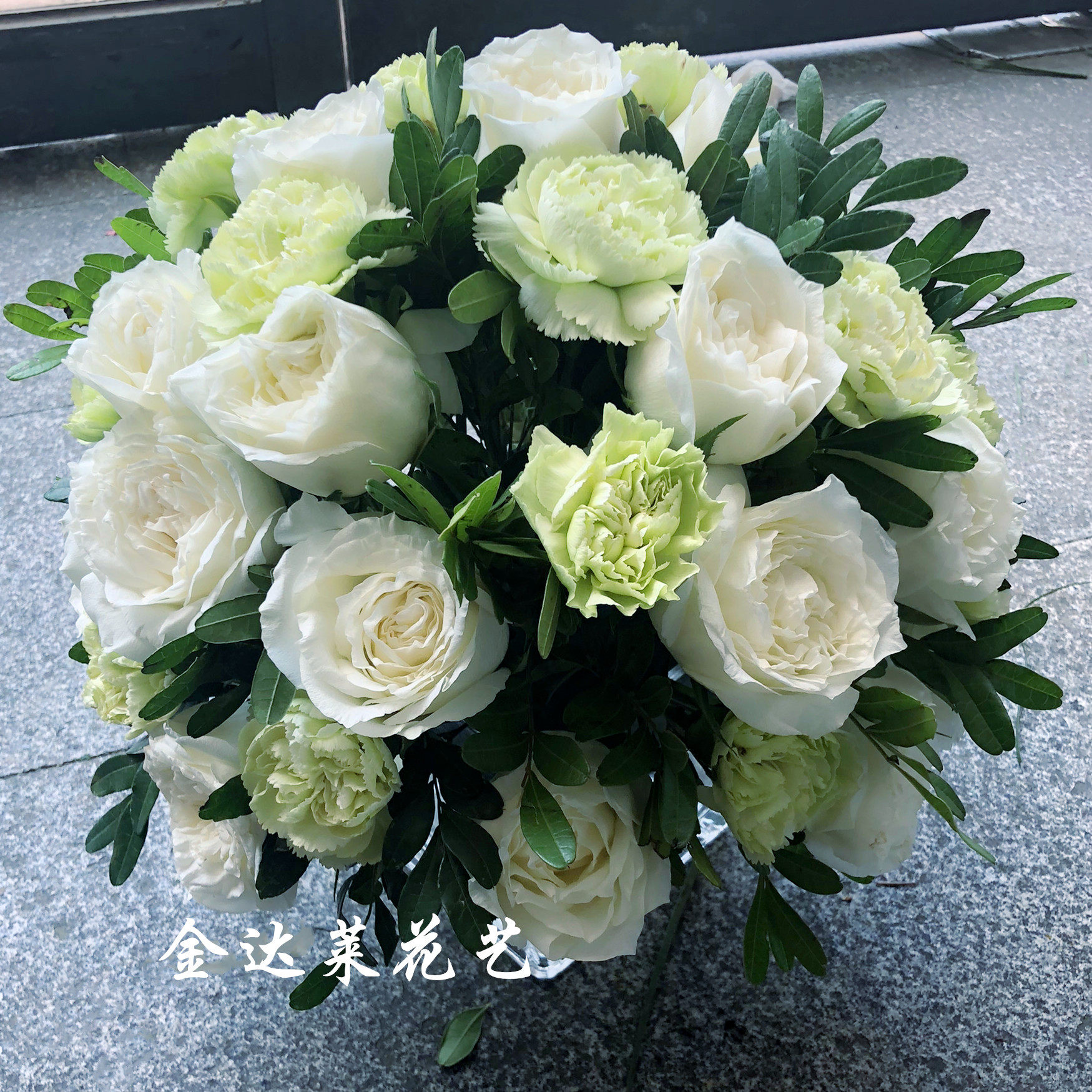 方缸花瓶餐桌摆台鲜花礼仪商务宴会天津同城商务用花