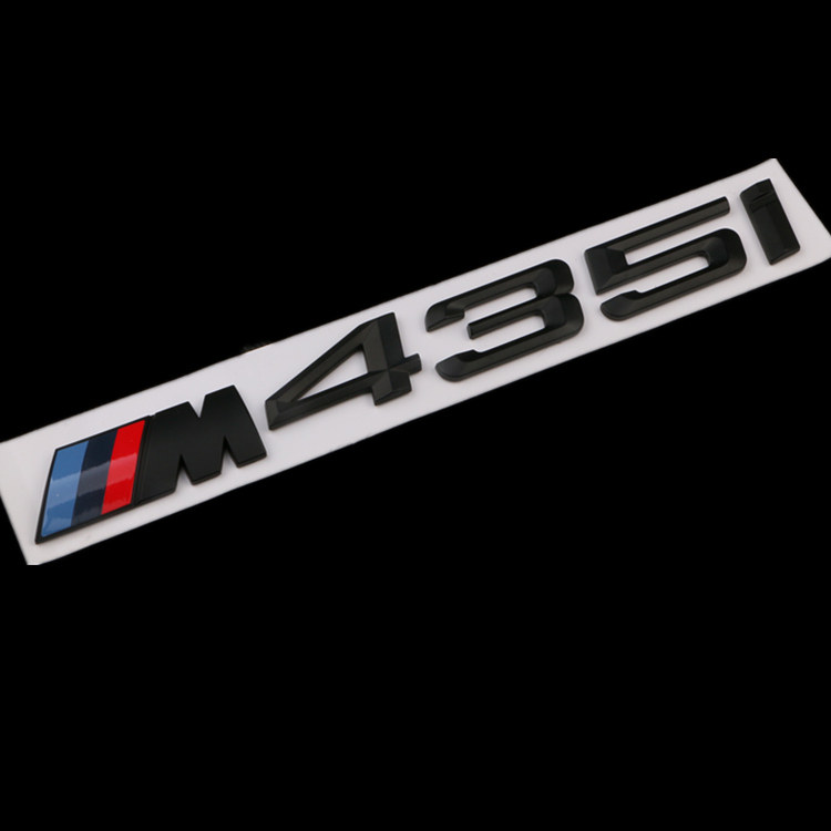 宝马黑色字标车x1x3x4x5x6车标汽车车标