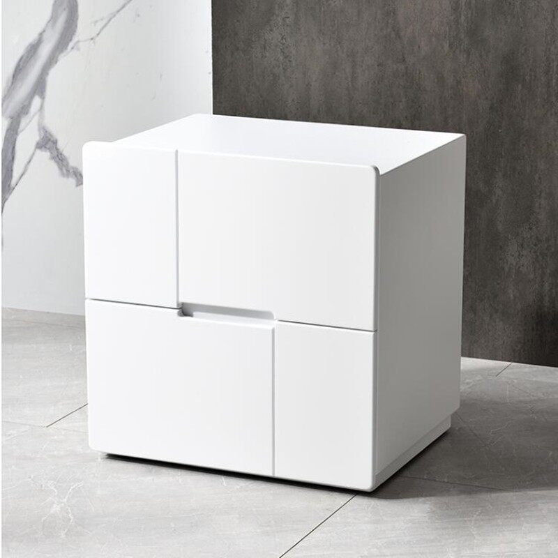 床头柜烤漆意式轻奢墨绿色创意个性二四六斗抽屉床头柜