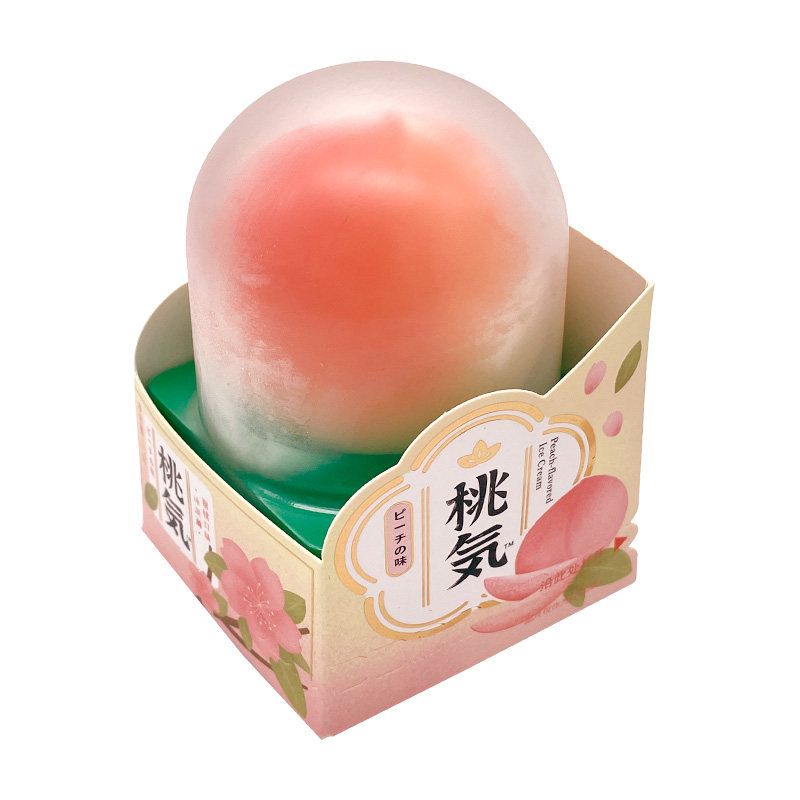 全家同款桃気蜜桃冰淇淋3d桃气水果雪糕冷饮冰淇淋