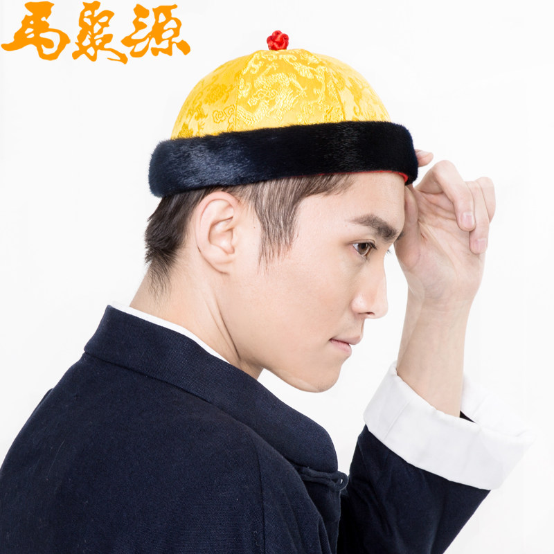 马聚源男士地主秋冬中老年礼帽护耳保暖防风风帽帽子