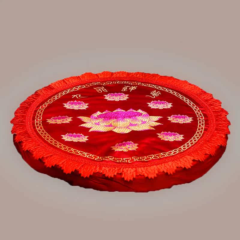 坐垫垫拜莲花佛垫拜垫打坐跪垫拜佛圆形珍珠蒲团