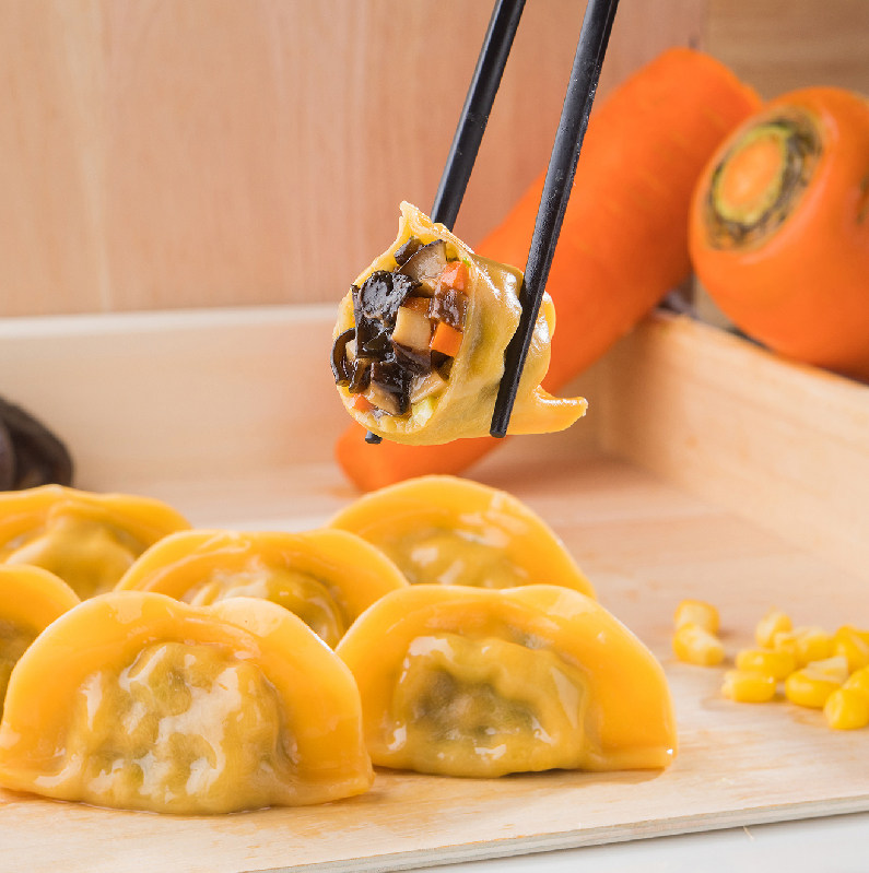 水饺饺子纯素包邮素食佛家速冻全素素菜素馅水饺