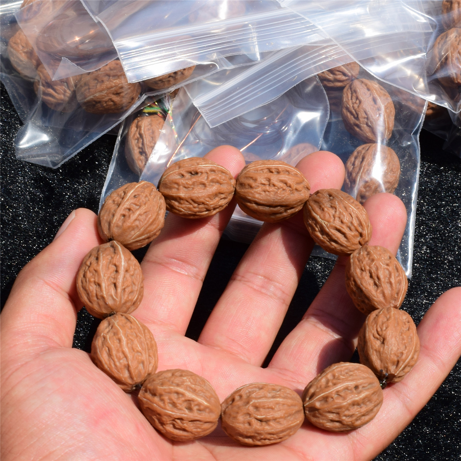 手串风石野生山核桃超值链接便宜好货北京小核桃手串