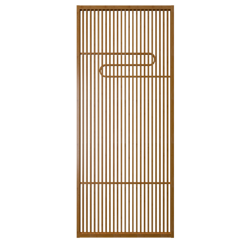 隔断屏风竹屏风现代中式屏风日式木头隔断格栅客厅屏风上竹尚坊