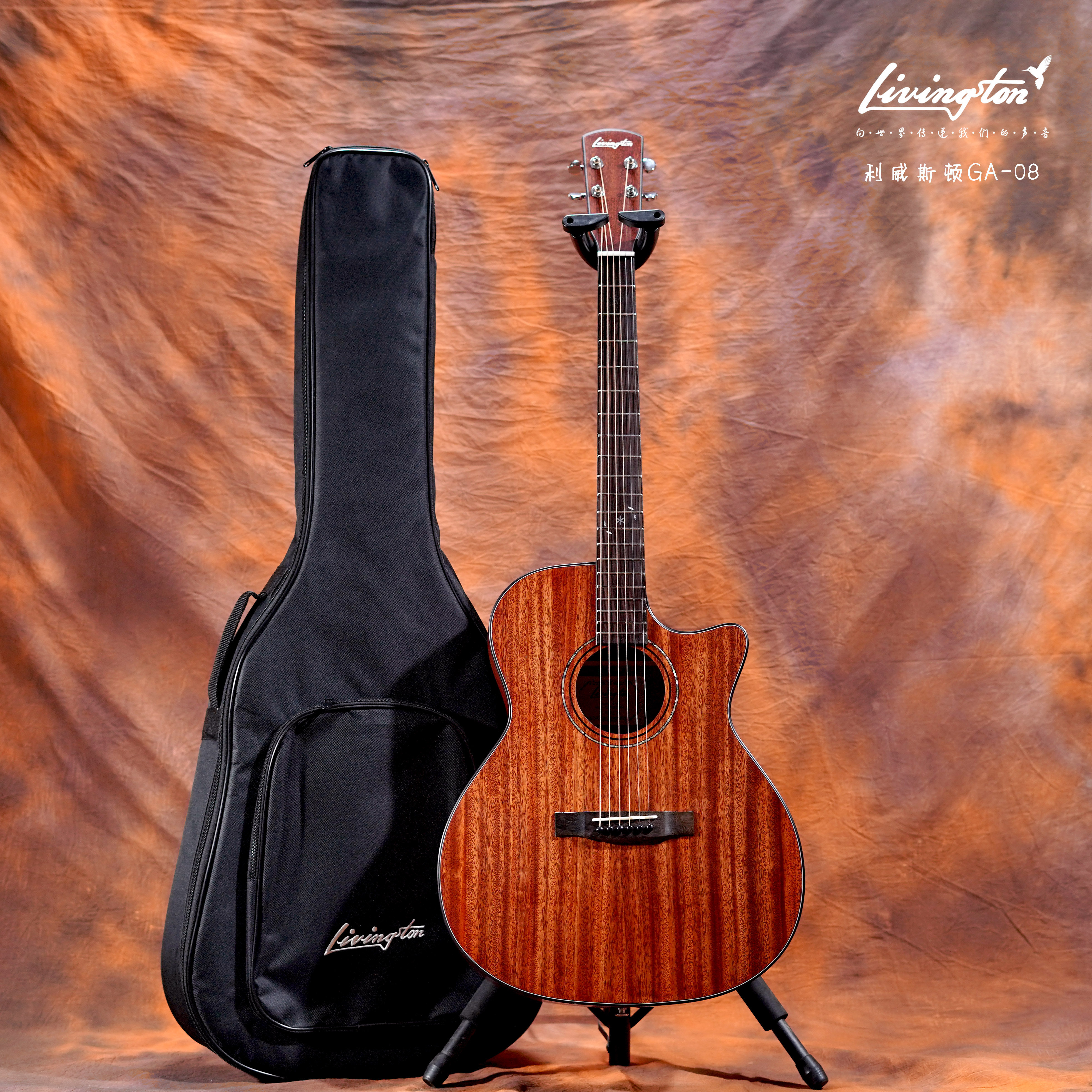 利威斯顿livingstonga08新手入门桃花民谣吉他吉他民谣吉他
