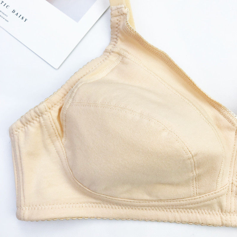 古今全棉棉布文胸薄款专柜正品钢圈海绵舒适文胸