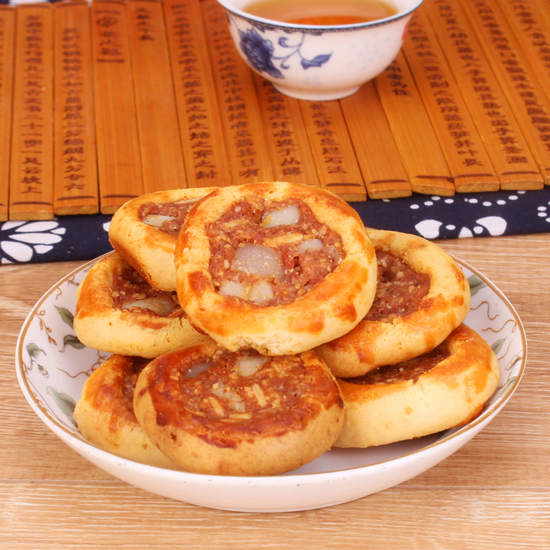 上海特产老香斋鸡仔饼 茶点特色点心小吃 鸡子饼食品散装咸香酥饼