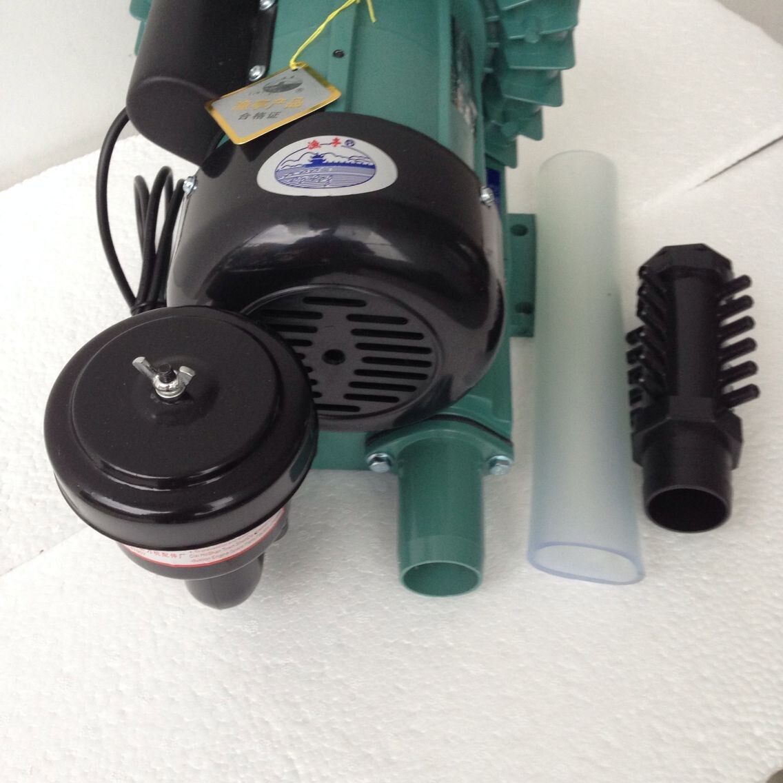 森森渔亭hg370漩涡气泵370w24孔220v增氧机渔机冲氧泵