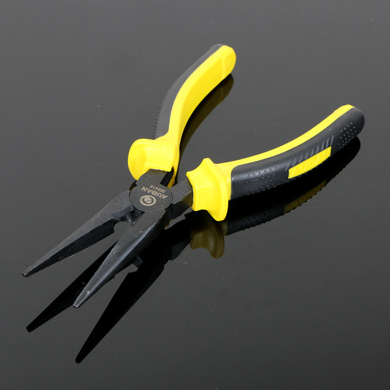 奥邦8寸钢丝6寸尖嘴斜口省力电工剥线手动手虎钳