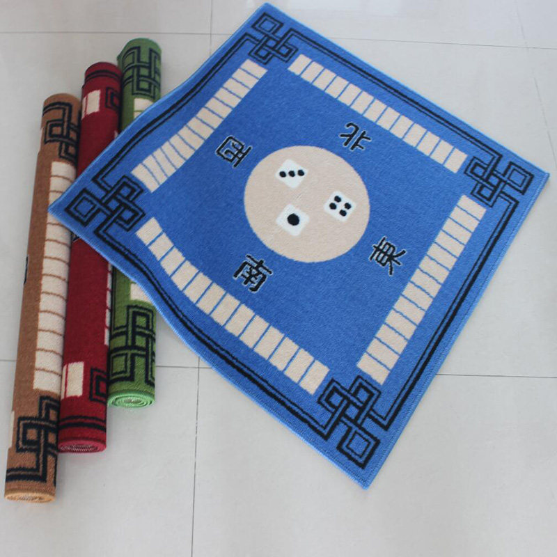 麻将桌大号号手布带布垫加厚消音家用麻将麻将垫