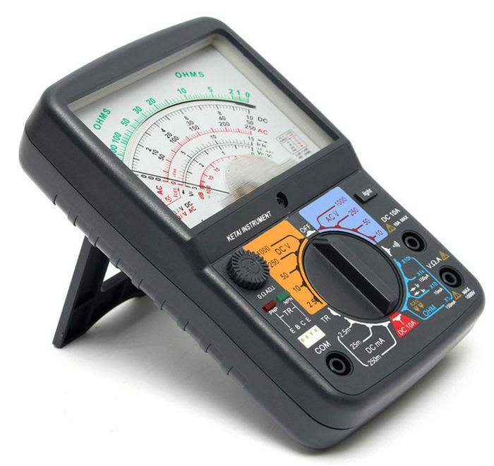 kti科泰kt8260l指针式万用表机械表蜂鸣通断保护多功能万用表
