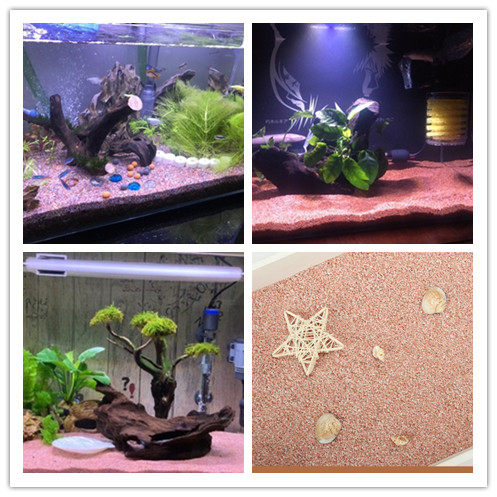 胭脂胭脂红5斤红沙鱼缸底沙多肉铺面鹅卵石造景造景