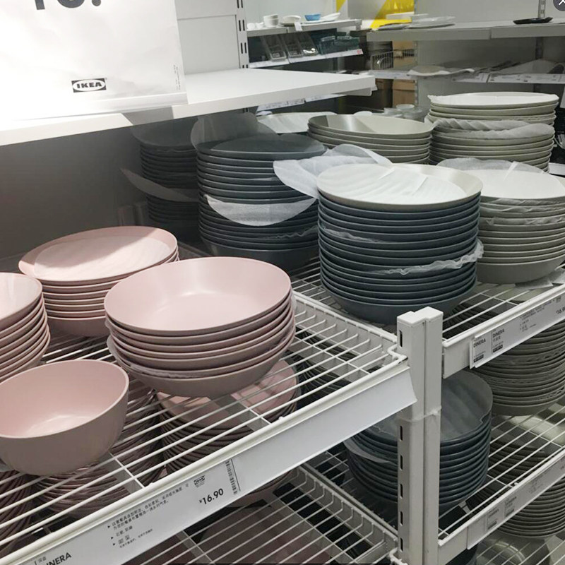 代购餐具宜家诺拉深盘汤盘盘子厨房用品cm国内盘