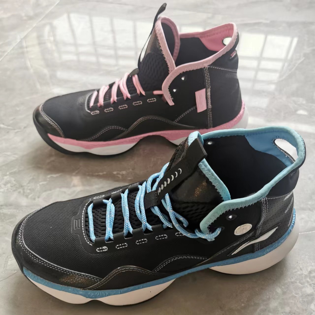 李宁wow韦德之道shadow高帮鸳鸯男子篮球比赛篮球鞋