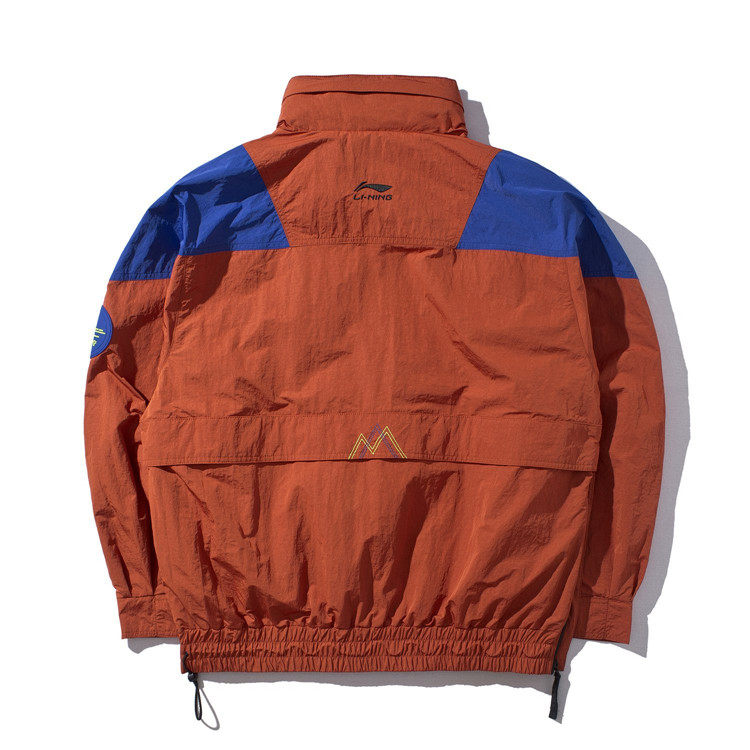 中国李宁纽约时装周走秀系列夹克男士外套宽松运动风衣