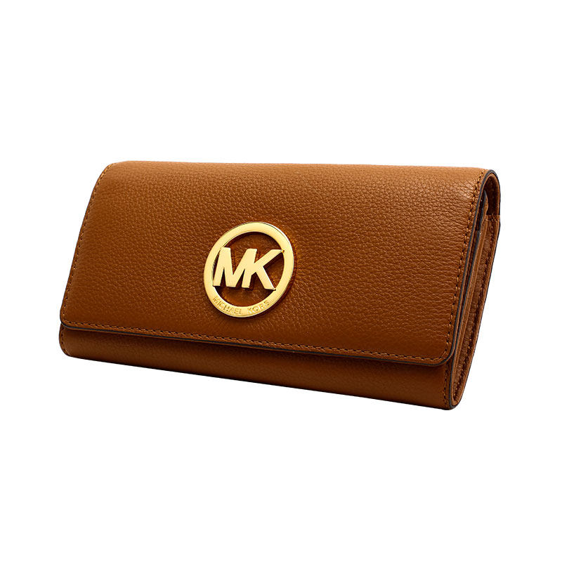 michaelkorsmk女士钱包长款时尚简约百搭卡位大容量真牛钱包