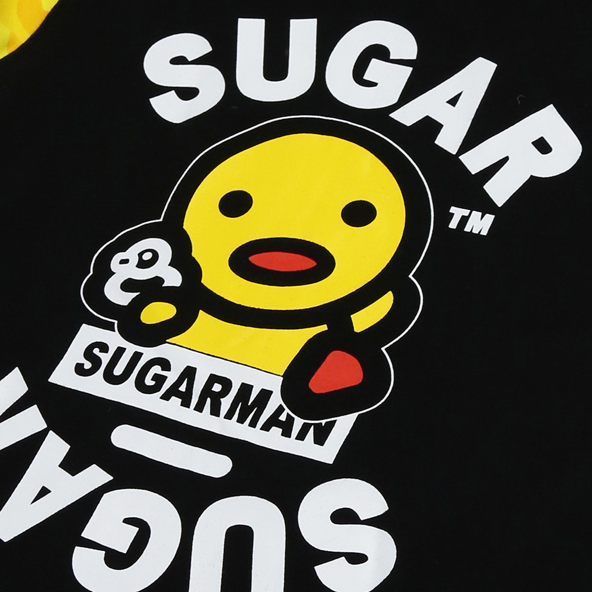 sugarman潮牌糖人2019 小黄鸭 三色迷彩 拼袖连帽外套 童装亲子装