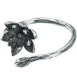Wild temperament original design S925 sterling silver rings Fashionable personality lotus ring simple and sweet opening ring girl Wild temperament original design S925 sterling silver rings Fashionable personality lotus ring simple and sweet opening ring girl