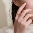 Xiao Zhang's Story Simple Literature and Art S925 Sterling Silver Joint Ring Wave Open Ling Ring Ring Girls Fine Tail Ring Xiao Zhang's Story Simple Literature and Art S925 Sterling Silver Joint Ring Wave Open Ling Ring Ring Girls Fine Tail Ring