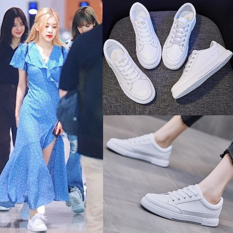 青春有你3blackpink朴彩lisa喻言同款小白鞋2021年学生单鞋