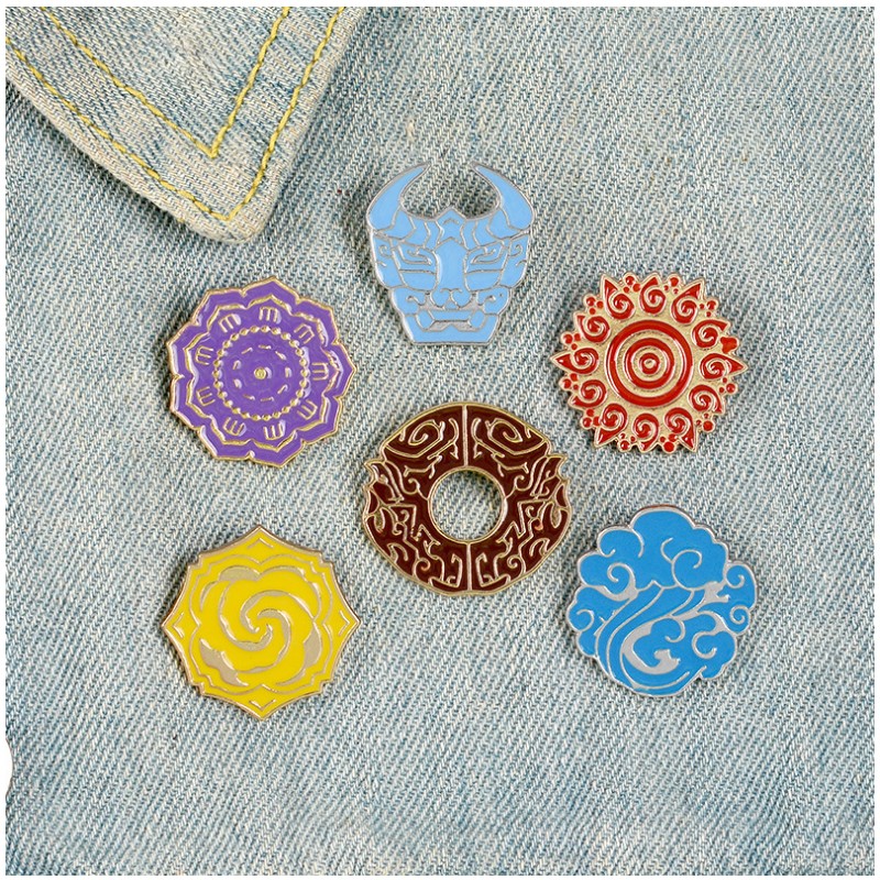 国风原创设计明星影视剧陈情令同款家族象征徽章胸针