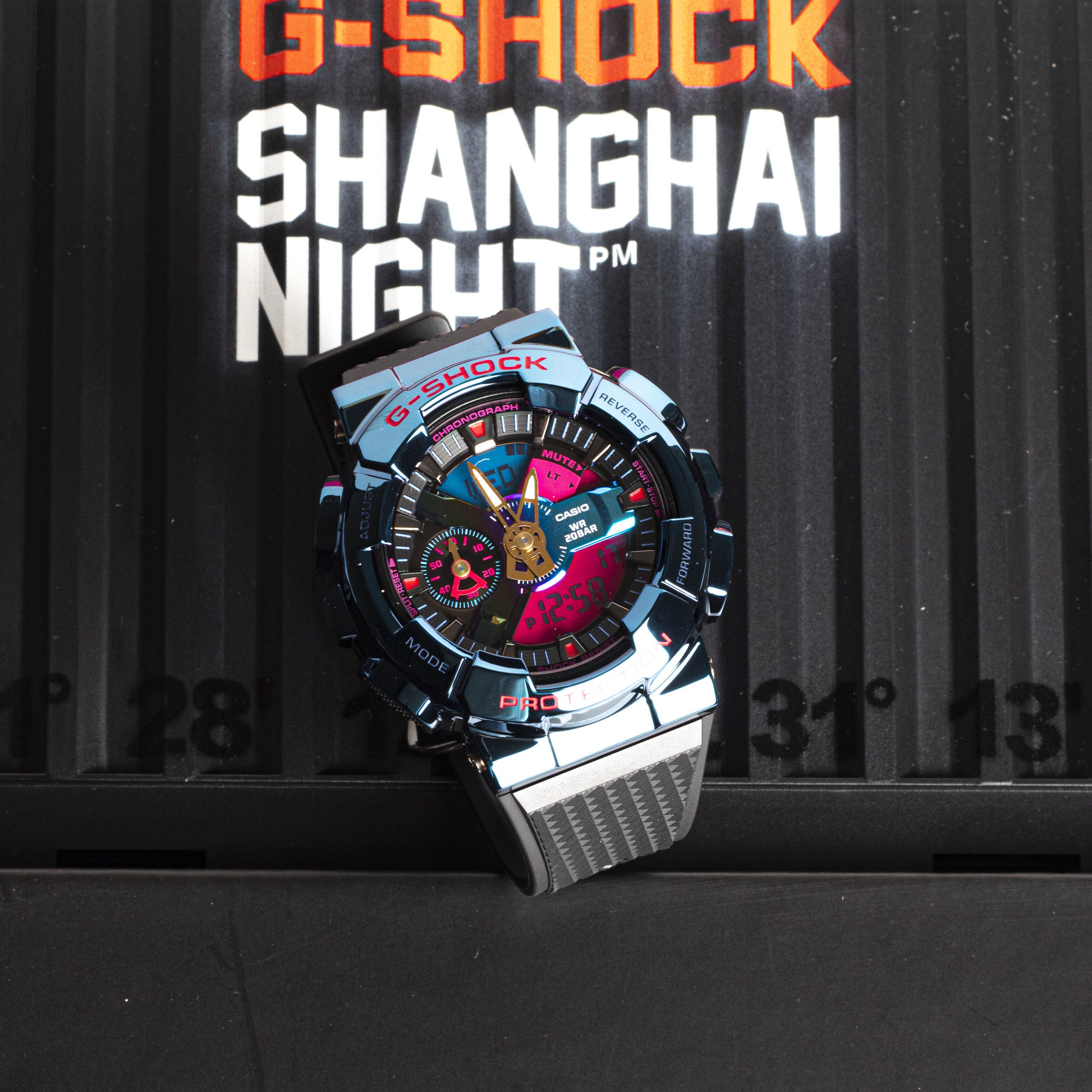 卡西欧g 110sn 手表男女gm 5600sn shock上海之夜暴力熊联名款 - 爱购