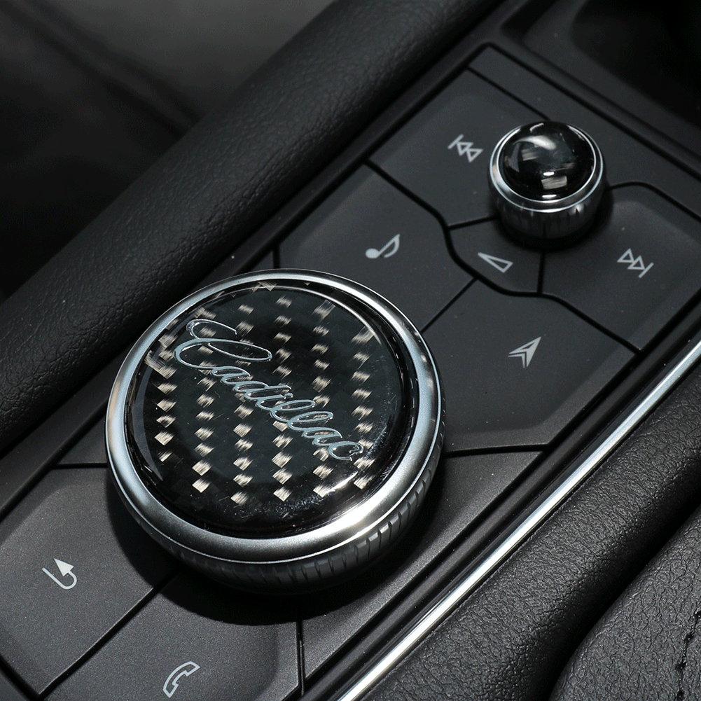 适用于凯迪拉克xt4xt5ct5xt6内饰改装中控旋钮汽车贴片