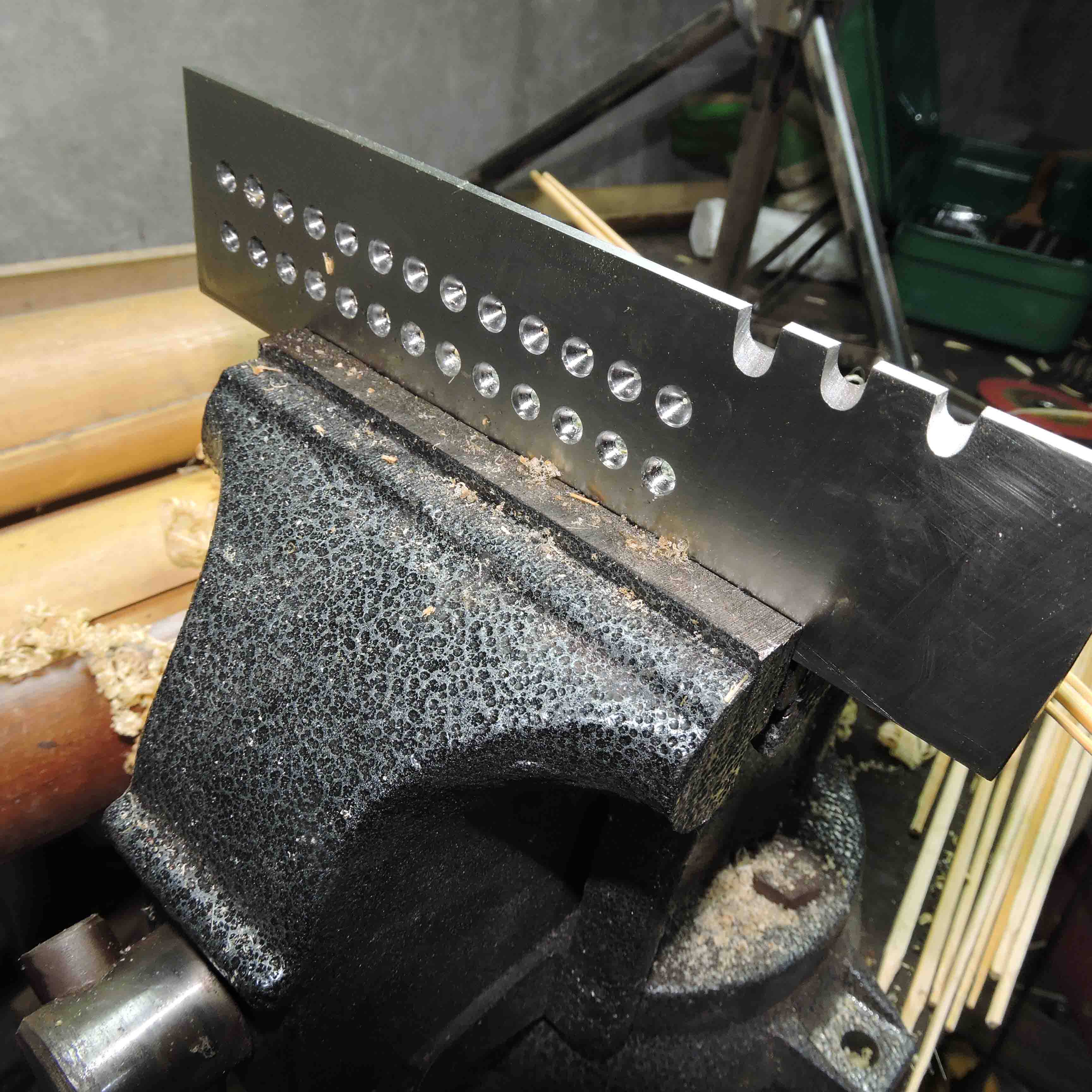 鸟笼工具拉丝丝板竹丝拉刀笼条刮刀制作制作工锋钢鸟笼