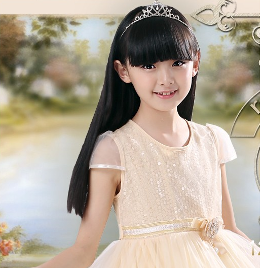 假发儿童女孩可爱小孩宝宝长发女童假发