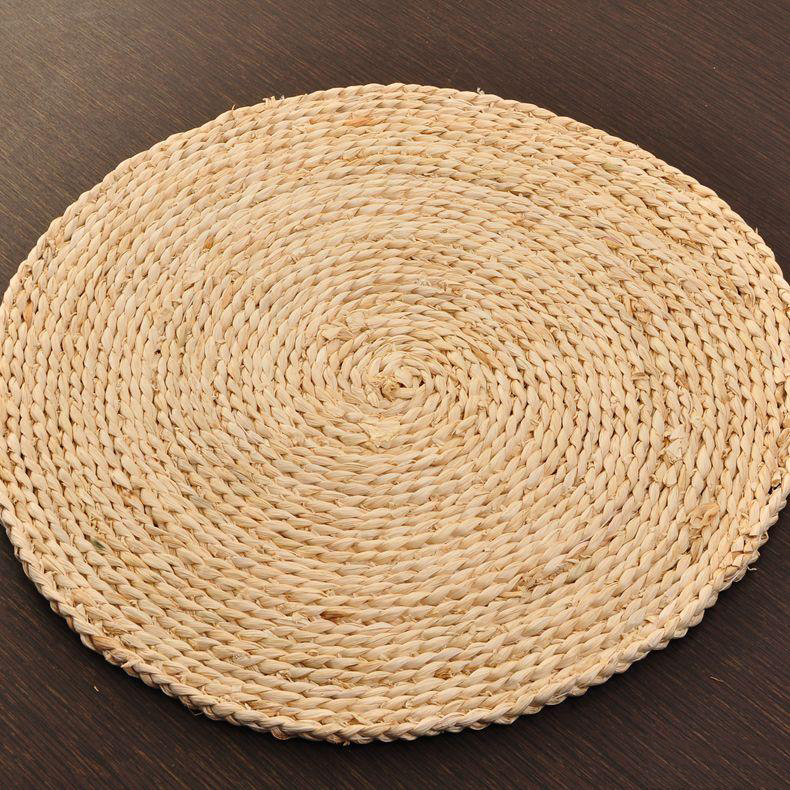 草编蒲草手工垫子蒲团禅修飘窗榻榻米瑜伽打坐蒲团