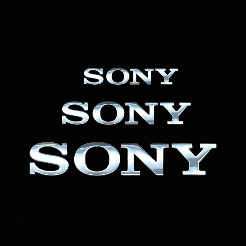 sony索尼logo标志金属显示器音箱标贴汽车导航蒙迪欧手机贴纸