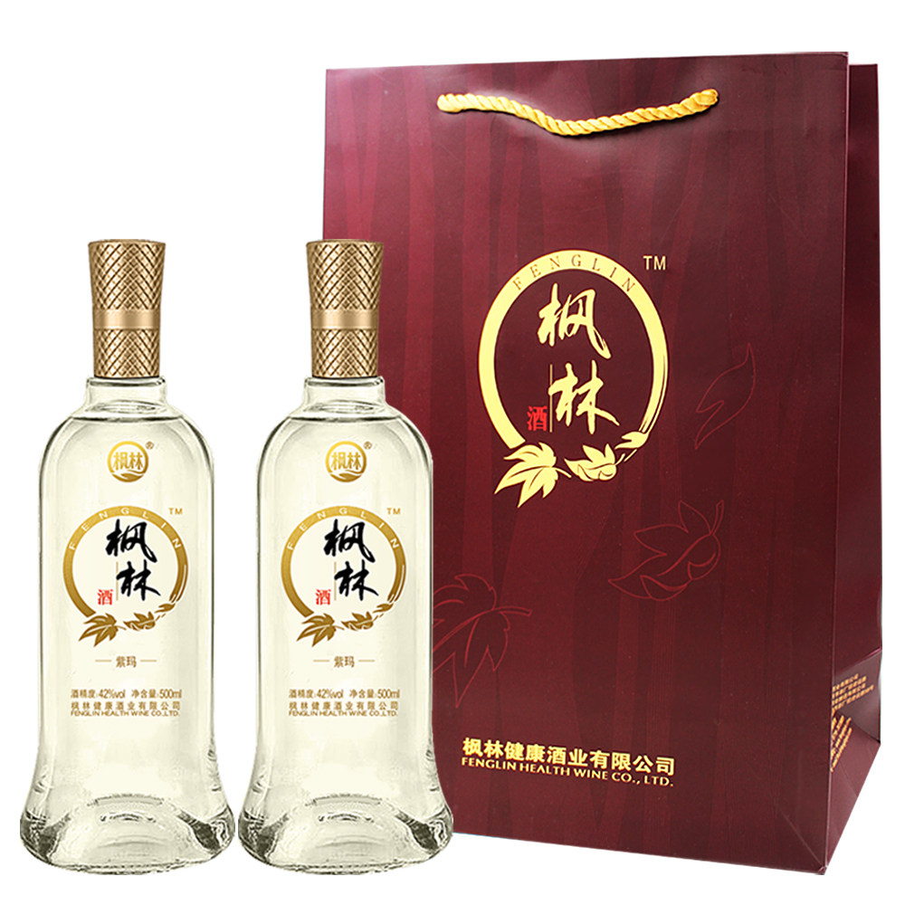 酒紫整箱6瓶500ml玛咖酒厂枫林42度控股劲牌白酒