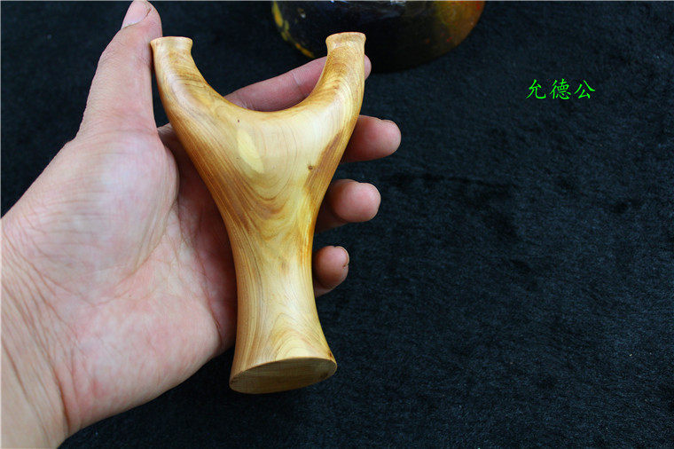 弹弓崖柏太行老料香味反曲大小飞虎实木把玩飞镖