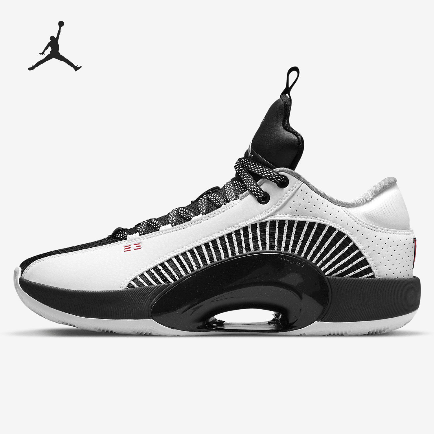 airjordanaj35lowpf白银白红低实战篮球球鞋篮球鞋