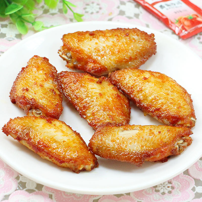 圣农香烤翅中1kg*10包 冷冻生鸡翅 西餐油炸小吃 奥尔良翅中