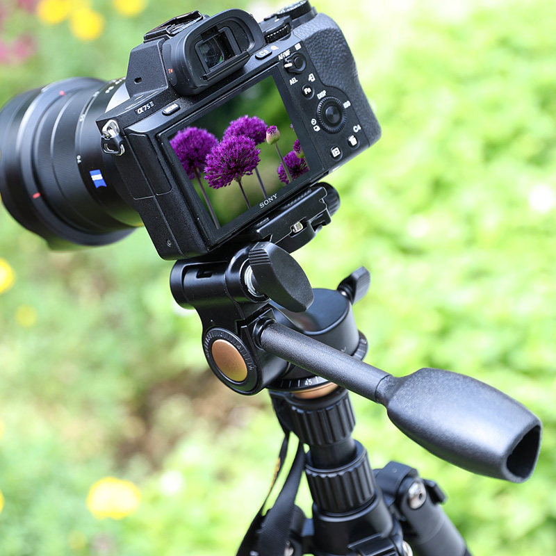 三维云台液压阻尼轨道滑轨云台 相机三脚架云台单反360度全景拍摄云台