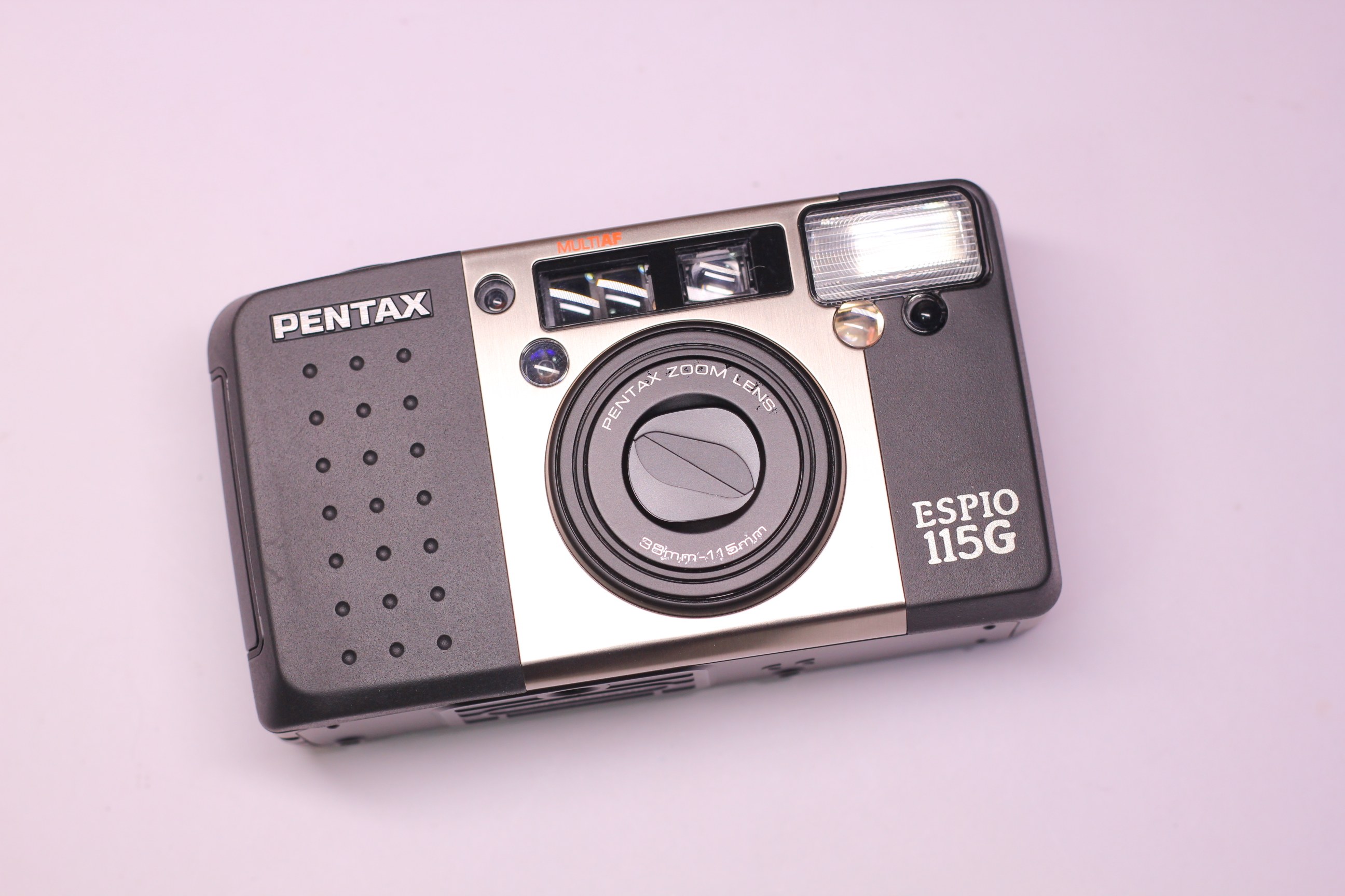 宾得espio 115m 115g 115高级自动对焦傻瓜胶片机 金属机身