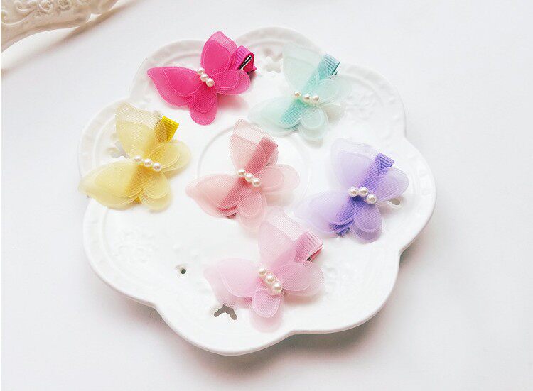 发卡发夹儿童韩国头饰日韩发饰可爱爱小蝴蝶发饰