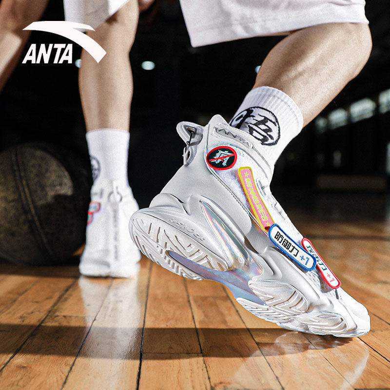 安踏篮球鞋要疯男鞋高帮2021秋季新款玩家1代kt5运动鞋子男