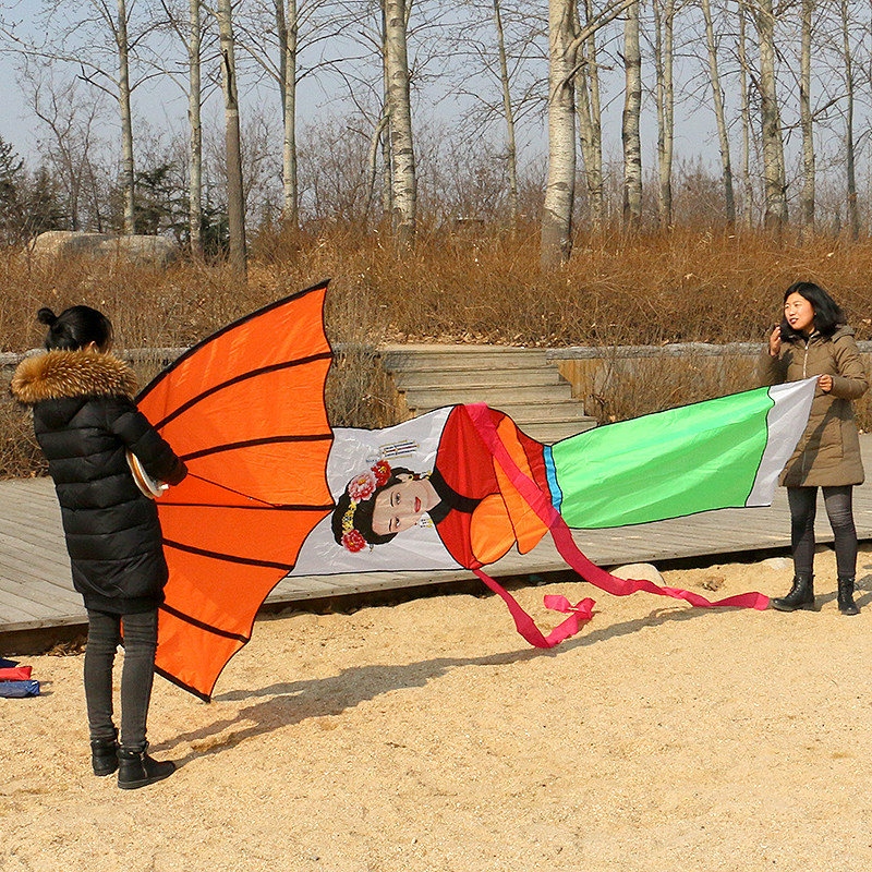 风筝恒江潍坊美女仙女42米易飞老人成年人风筝