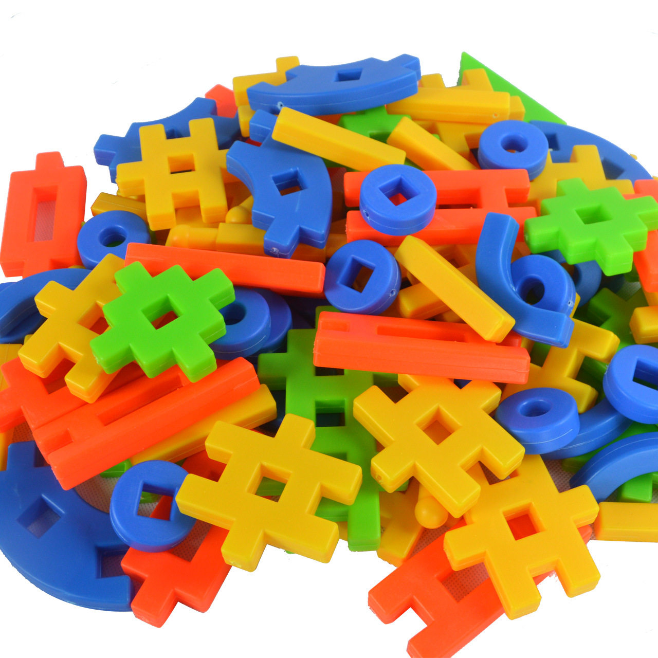 传统怀旧玩具3d立体双面大号颗粒塑料百变塑料积木