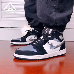 air aj1 中帮篮球鞋 白蓝灰脚趾 852542 mid丝绸伯爵 011 jordan