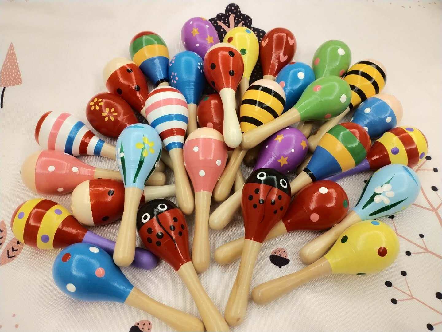 奥尔夫课堂早教亲子乐器沙锤沙蛋音乐器材砂球儿童击打乐器