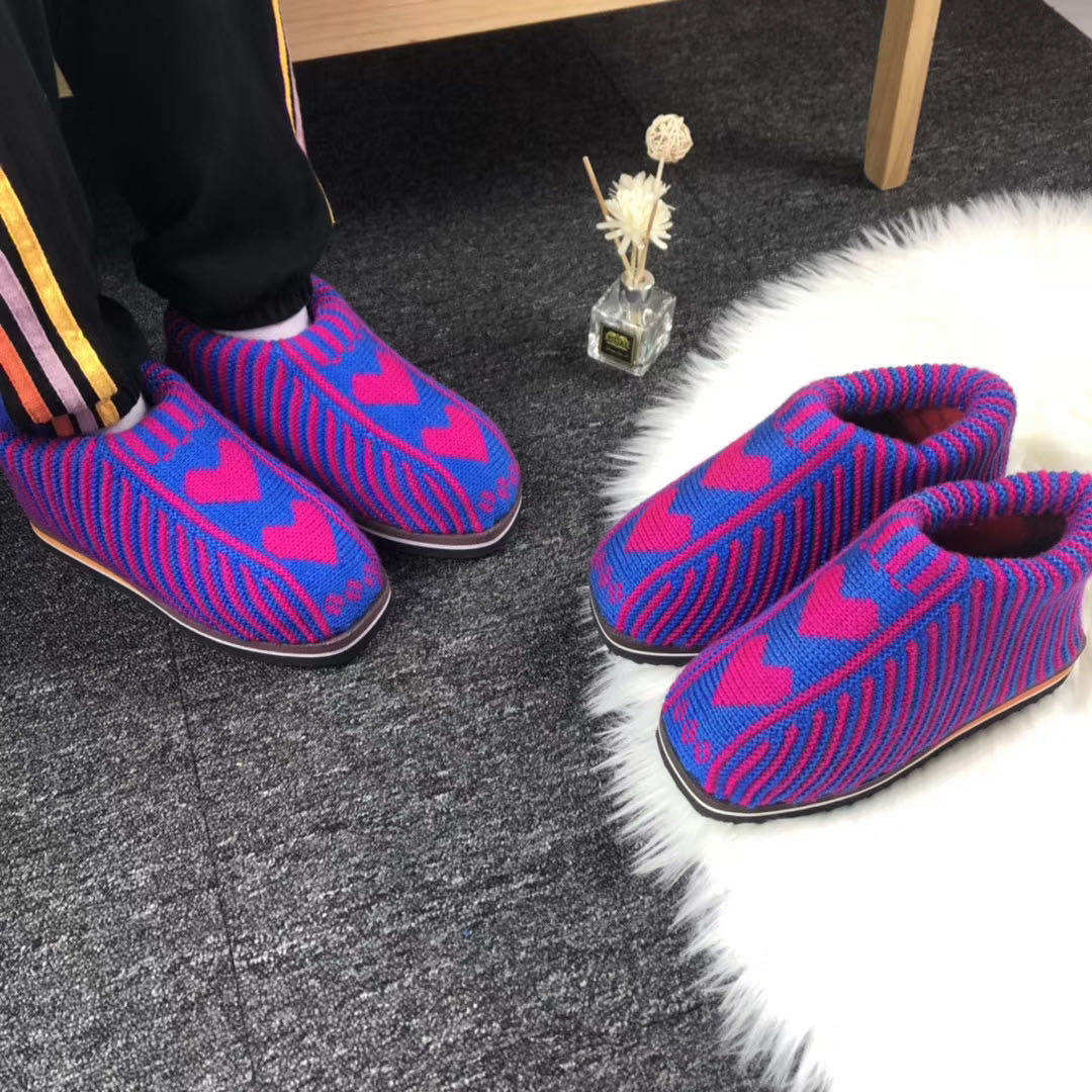 毛线成品棉鞋手工针织拖鞋鞋子男女女款编织居家棉拖