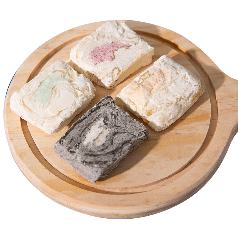 苏州特产叶受四色酥糖下午茶点心小吃糕点零食传统中式糕点