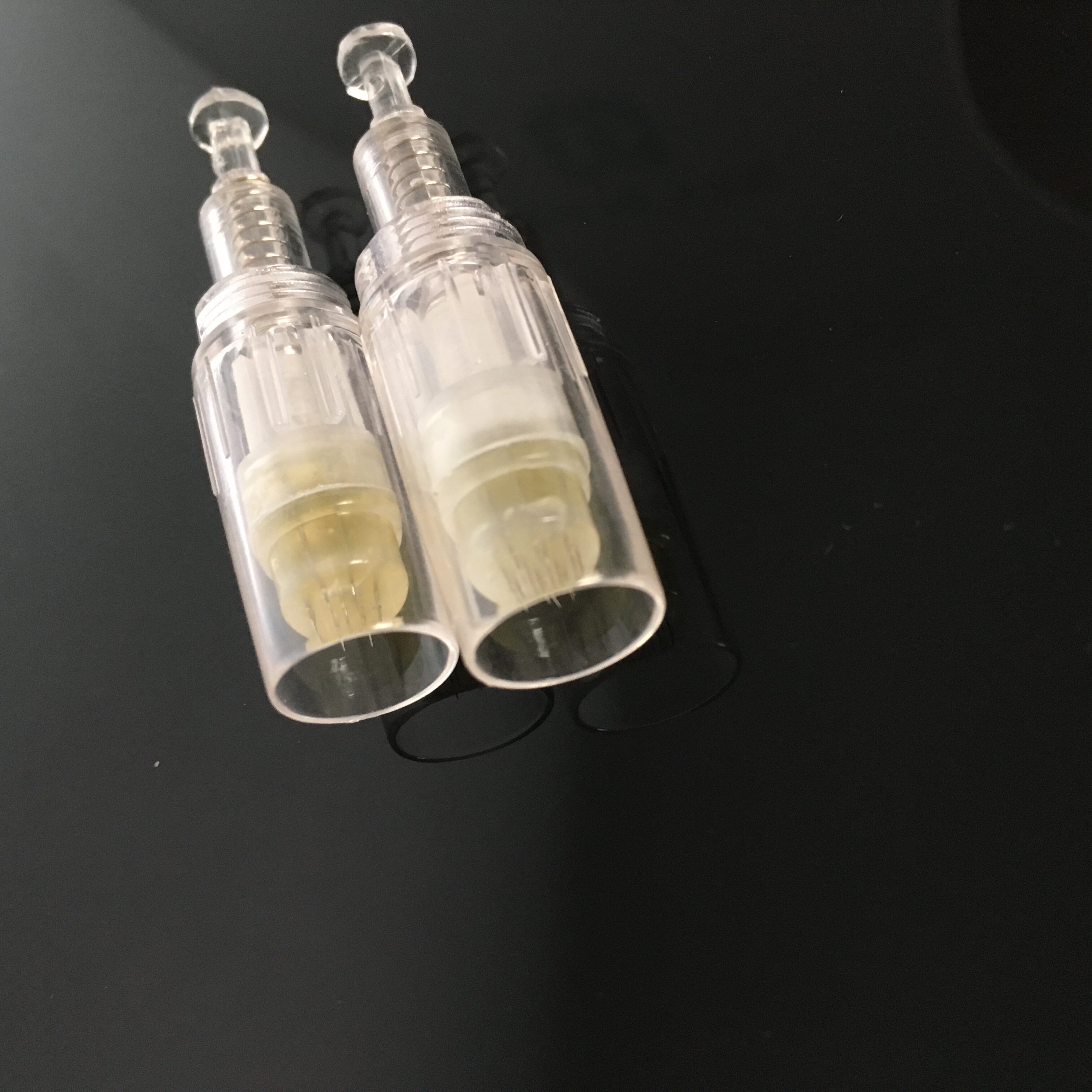 纳米微针针头晶片中胚mts冻干粉导入水光精华痘坑螺卡口 孕睫圆晶