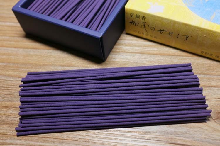 日本香彩加茂溪流山紫日式线香微烟香薰清澈香薰香料