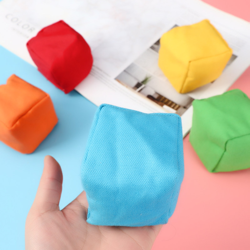 儿童沙包手工扔手投掷幼儿园小学生体育课训练用布沙包